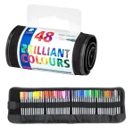 Staedtler Triplus Fineliner Triangular Roll-up Case, 48 قم - ستدلر