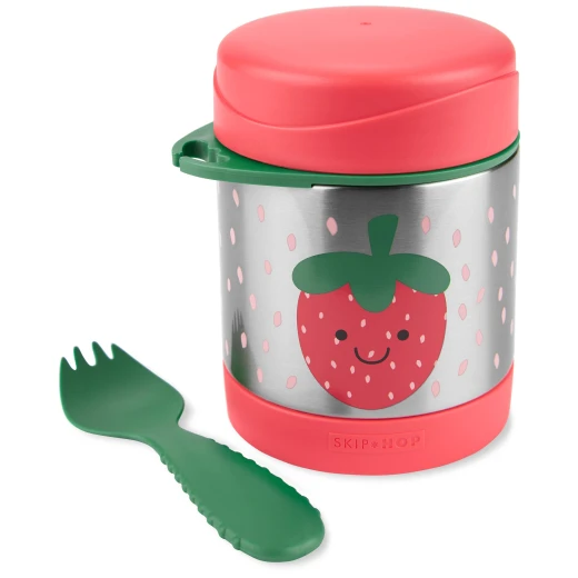 Skip Hop Spark Style Insulated Food Jar, Strawberry Design - Skip Hop - Image 4