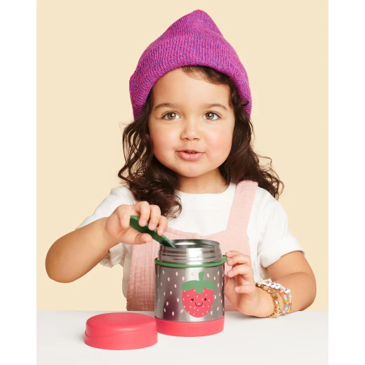 Skip Hop Spark Style Insulated Food Jar, Strawberry Design - Skip Hop - Image 2
