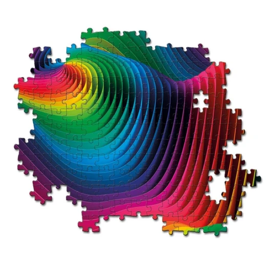 لعبة الأحجية مجموعة كلر بلوم, بتصميم أمواج ملونة, 500 قطعة من كليمنتوني - كليمنتوني - Image 2