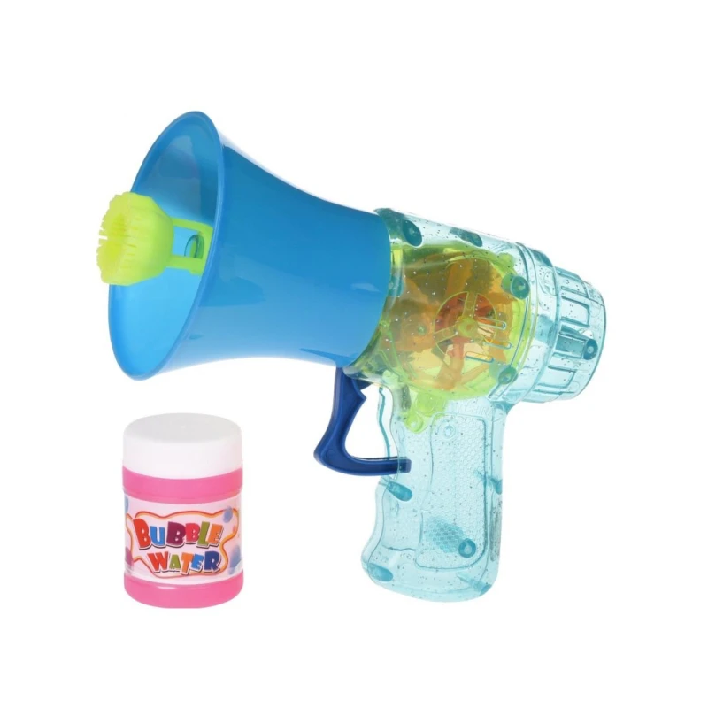 مسدس فقاعات على شكل مكبر صوت, باللون الازرق - اوشن تويز