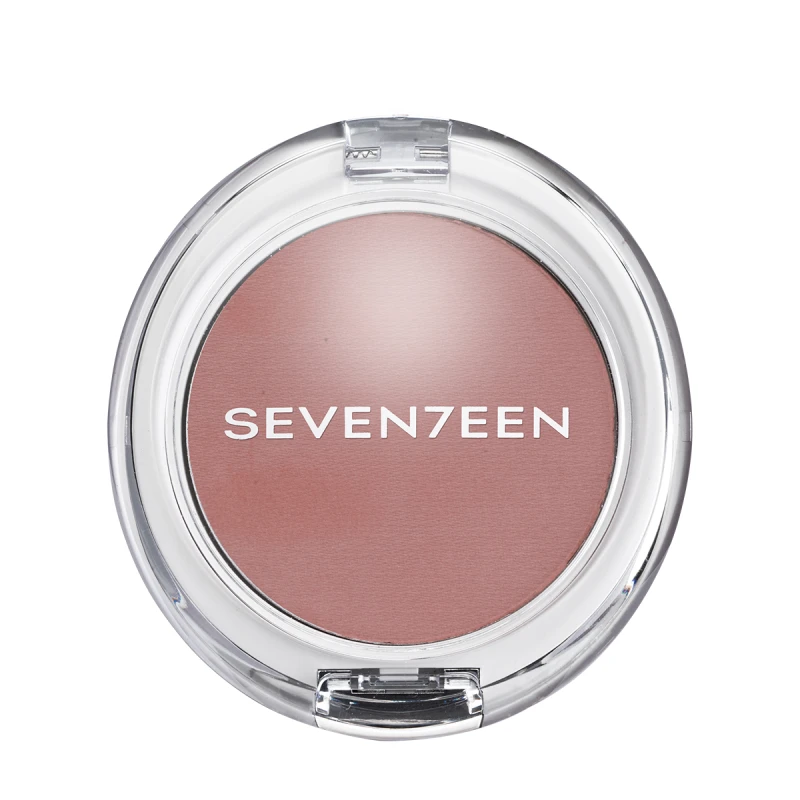 Seventeen Natural Matte Silky Blusher 09 for Cheeks: Healthy Glow Makeup for Radiant Complexion, All Skin Types - Seventeen