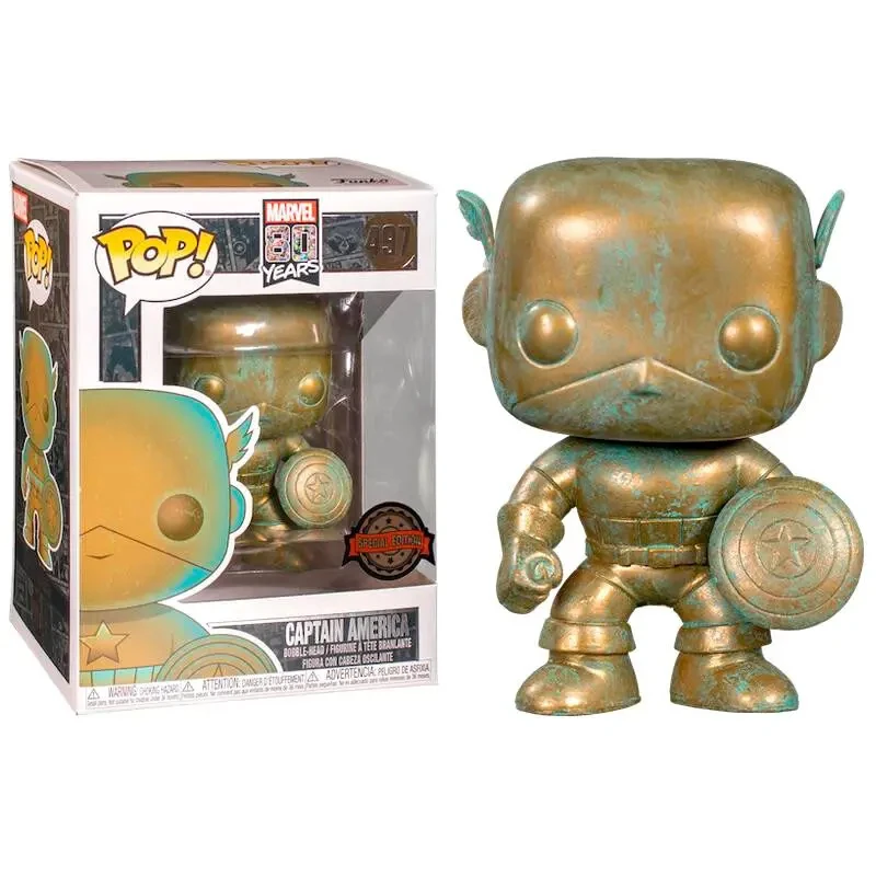 فانكو بوب! فينيل حصري- POP Marvel: Marvel 80th - Captain America (PT) (Exc) - فانكو