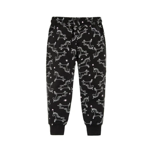 بنطلون رياضة، تصميم اليونيكورن,  باللون الاسود من كول كلوب - كول كلوب - Image 2