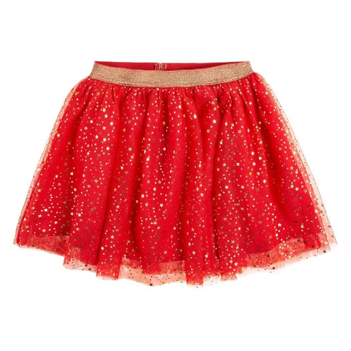 تنورة كلاسيكية، باللون الاحمر من كول كلوب - كول كلوب