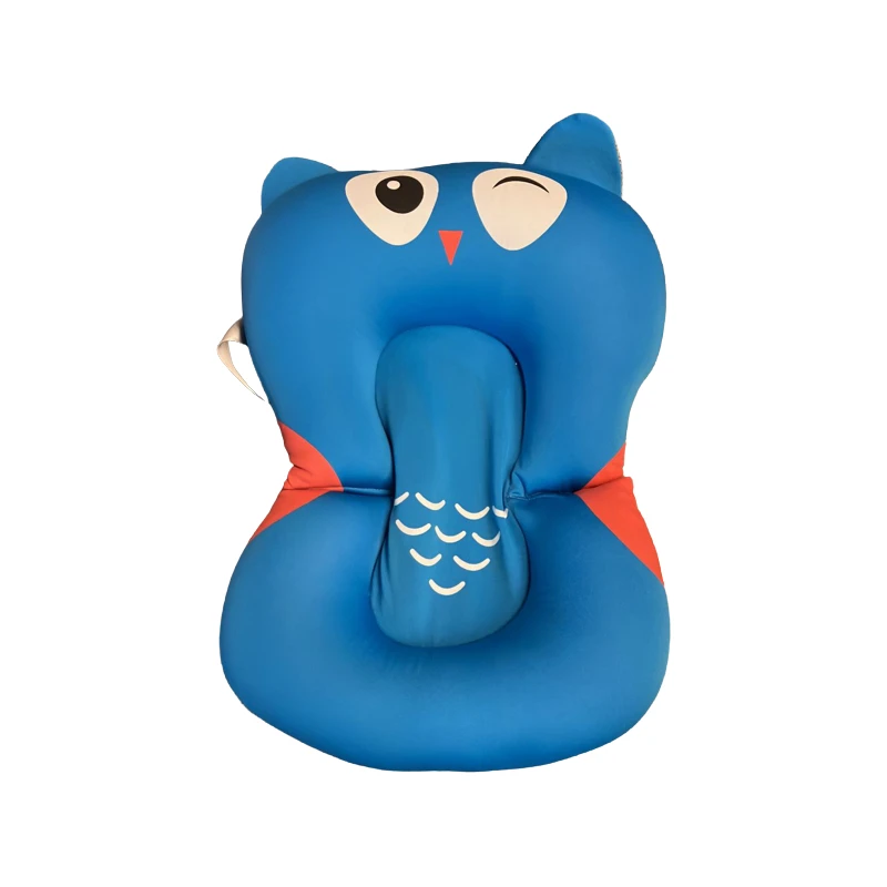 Newborn Baby Bath Seat Support Mat, Dark Blue Color