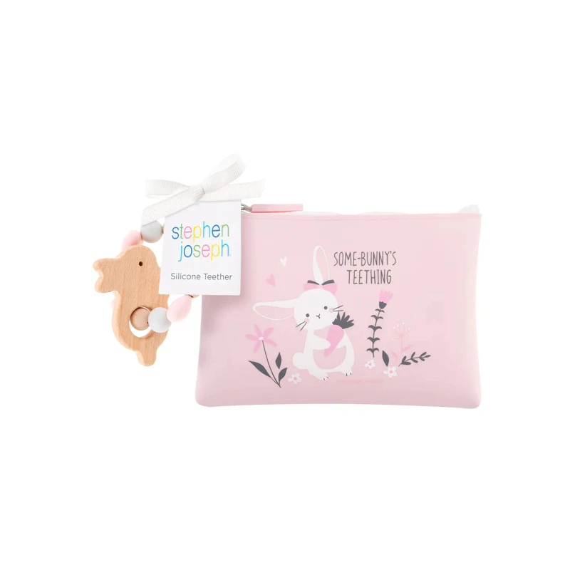Stephen Joseph Silicone Teethers Bunny - Stephen Joseph