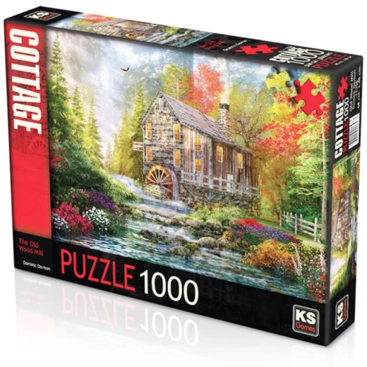 أحجية 1000 قطعة, بتصميم بيت خشبي قديم من كي اس جيمز أحجية 1000 قطعة, بتصميم بيت خشبي قديم من كي اس جيمز