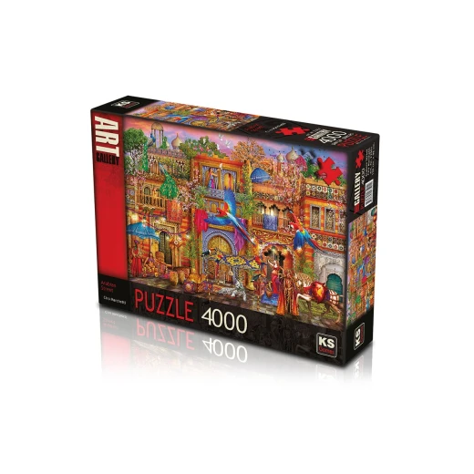 أحجية 2000 قطعة, بتصميم شوارع عربية من كي اس جيمز أحجية 2000 قطعة, بتصميم شوارع عربية من كي اس جيمز