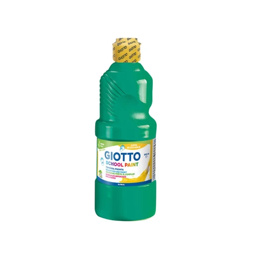 Giotto School Paint, Green Color, 500 Ml Giotto School Paint, Green Color, 500 Ml