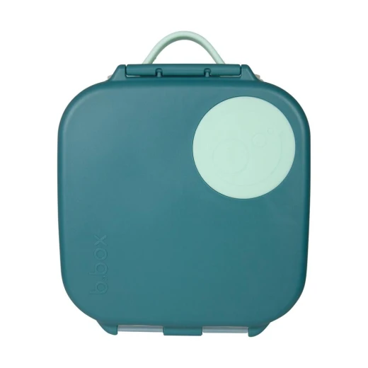 B.Box Kids Mini Lunch Box – Emerald, 6.7 x 17 x 18.5 cm, Compact & Leak-Resistant, BPA-Free