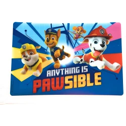 Zak Designs Reusable Kids Placemat, Paw Petrol Design