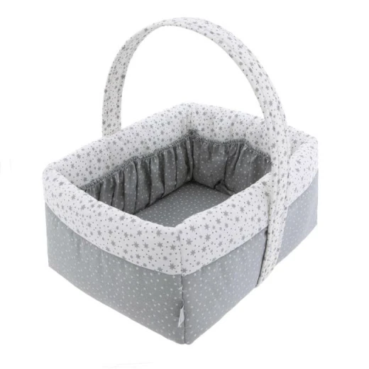 Cambrass Basket Layette Forest, Grey Color, 22.5x29x29 Cm - Cambrass - Image 2