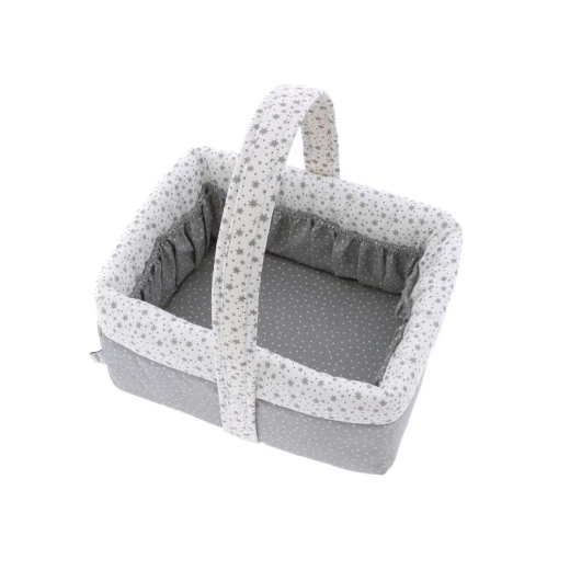 Cambrass Basket Layette Forest, Grey Color, 22.5x29x29 Cm Cambrass Basket Layette Forest, Grey Color, 22.5x29x29 Cm