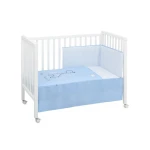 طقم غطاء سرير الاطفال,باللون الازرق,60*120, قطعتان, من كامبراس - كامبراس