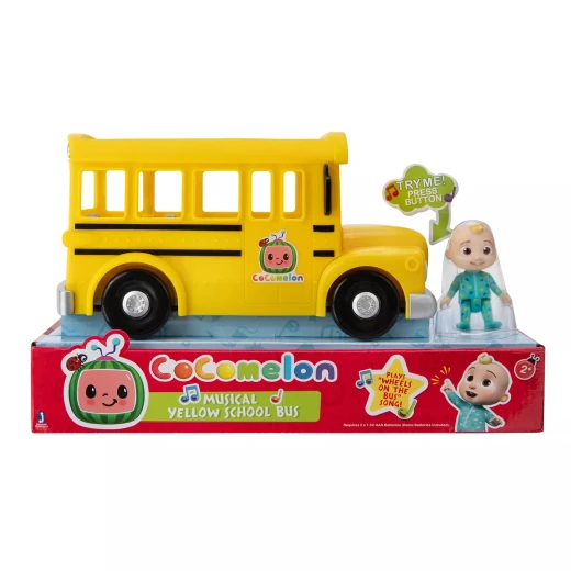Cocomelon Musical School Bus, Yellow Color Cocomelon Musical School Bus, Yellow Color