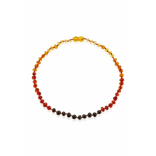 BabyJem Amber Teething Necklace, Rainbow Color BabyJem Amber Teething Necklace, Rainbow Color
