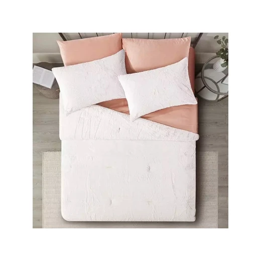 Nova Home Serengeti Winter Back-Print Comforter Set  - Single/Twin - Blush  4 Pcs - Nova Home - Image 4