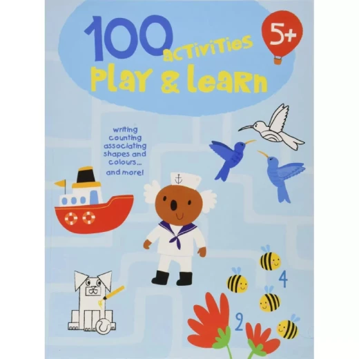 كتاب انشطة للاطفال,العب وتعلم 100 نشاط