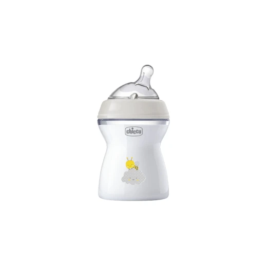 Chicco Natural Feeling Bottle, White Color, 250 Ml Chicco Natural Feeling Bottle, White Color, 250 Ml