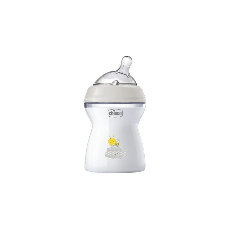 Chicco Natural Feeling Bottle, White Color, 250 Ml - Chicco