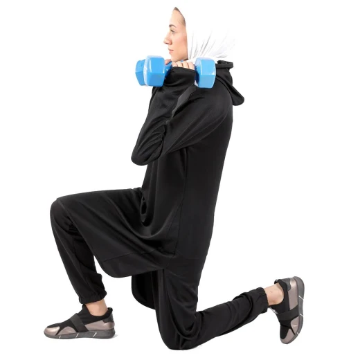 هودي طويل باللون الاسود من ار بي - أر بي - Image 2