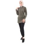 سترة طويلة الأكمام لركوب الدراجات, باللون الاخضر من ار بي - أر بي