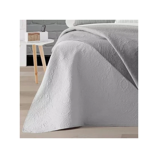Manterol Bouti Summer Soft Bedspread Set, Grey Color, Size Twin, 2 Pieses - MANTEROL - Image 2