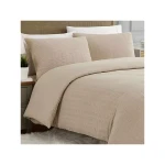 Nova Home "Simply" Crinkled Comforter Set, Beige Color, Size Queen, 4 Pieses - Nova Home