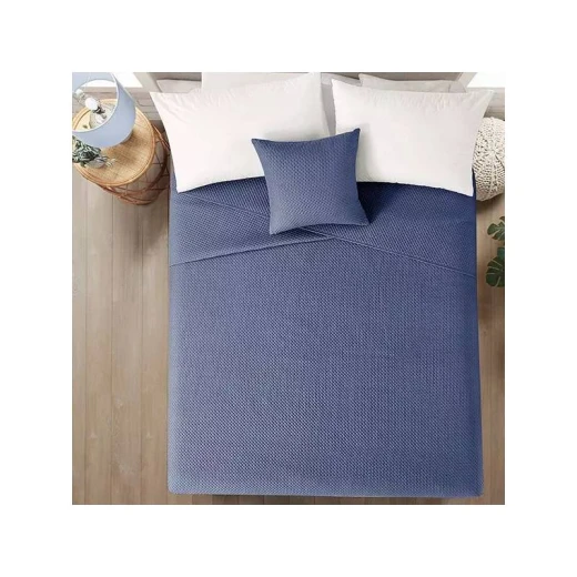 Nova Home "Dimension" Coverlet, Blue Color Nova Home "Dimension" Coverlet, Blue Color