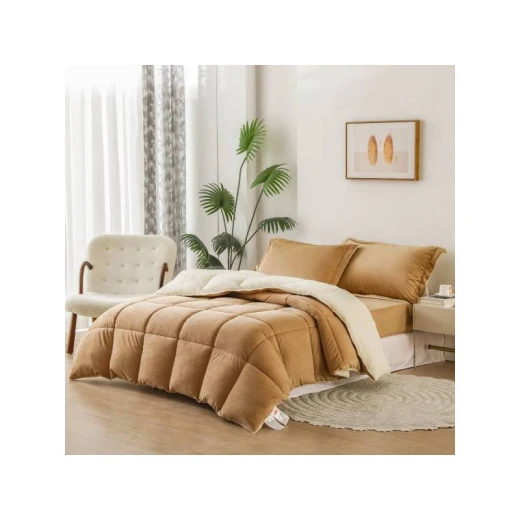 ARMN So Soft Kingsize Winter Comforter, Beige Color 4 Pieces ARMN So Soft Kingsize Winter Comforter, Beige Color 4 Pieces