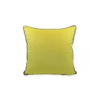 غطاء وسادة مخمل, الاصفر الغامق, 47*47 سم من نوفا هوم - نوفا هوم