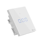 مفتاح حائط ذكي سونوف T1UK3C TX واي فاي مع حافة المنزل الذكي 3 عصابات - سونوف