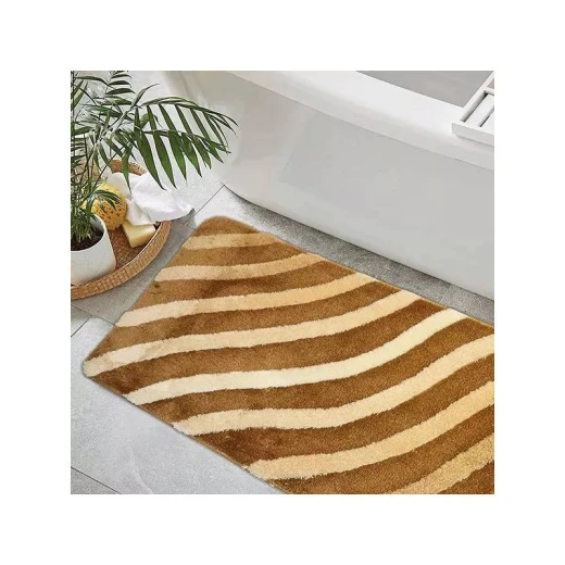Nova Home Cable Bath Mat, Beige Color, Size 50*80 Nova Home Cable Bath Mat, Beige Color, Size 50*80