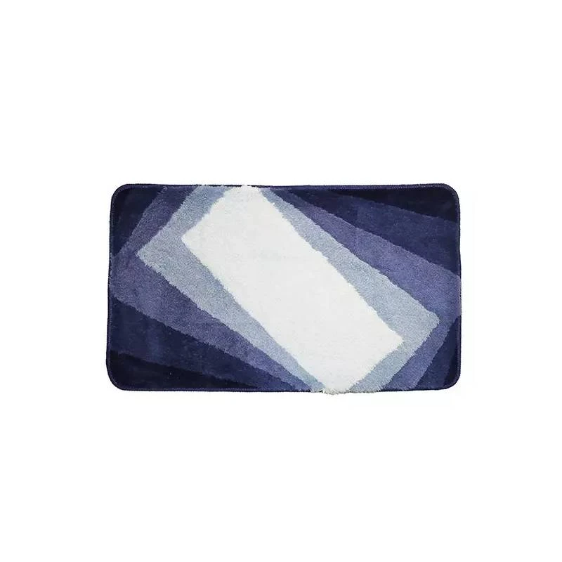 Nova Home Geometric Bath Mat, Blue Color, Size 70*120 - Nova Home