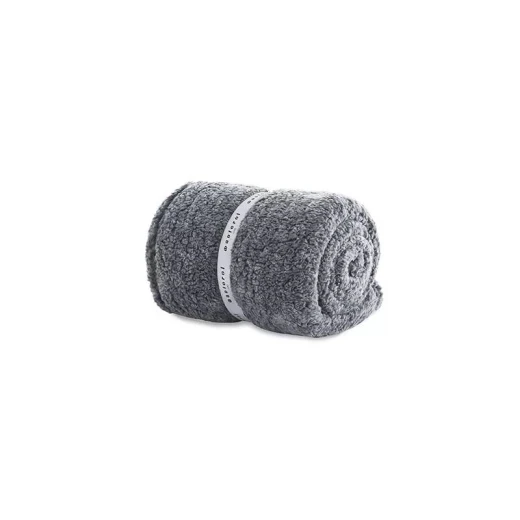Manterol Motti Throw Blanket, Grey Color, 120*160 Cm Manterol Motti Throw Blanket, Grey Color, 120*160 Cm