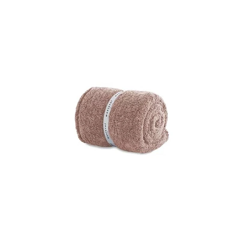 Manterol Motti Throw Blanket, Pink Color, 120*160 Cm - MANTEROL