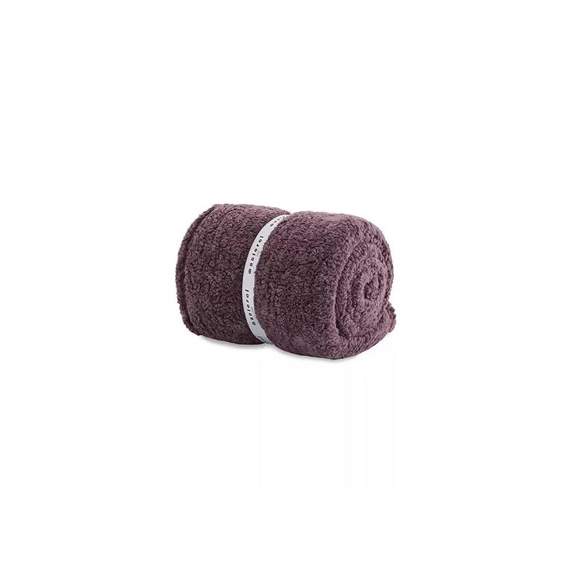 Manterol Motti Throw Blanket, Purple Color, 120*160 Cm - MANTEROL