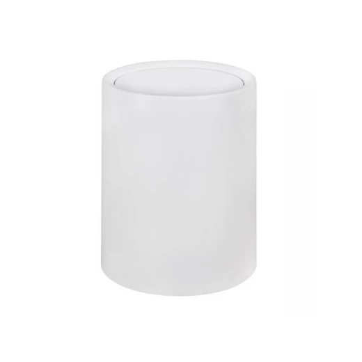 Wenko Atri Swing Lid Bin, White  Color, 6 Liter