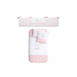 Funna Owlet Baby Bed, Pink Color, 7 Pieces - Funna Baby