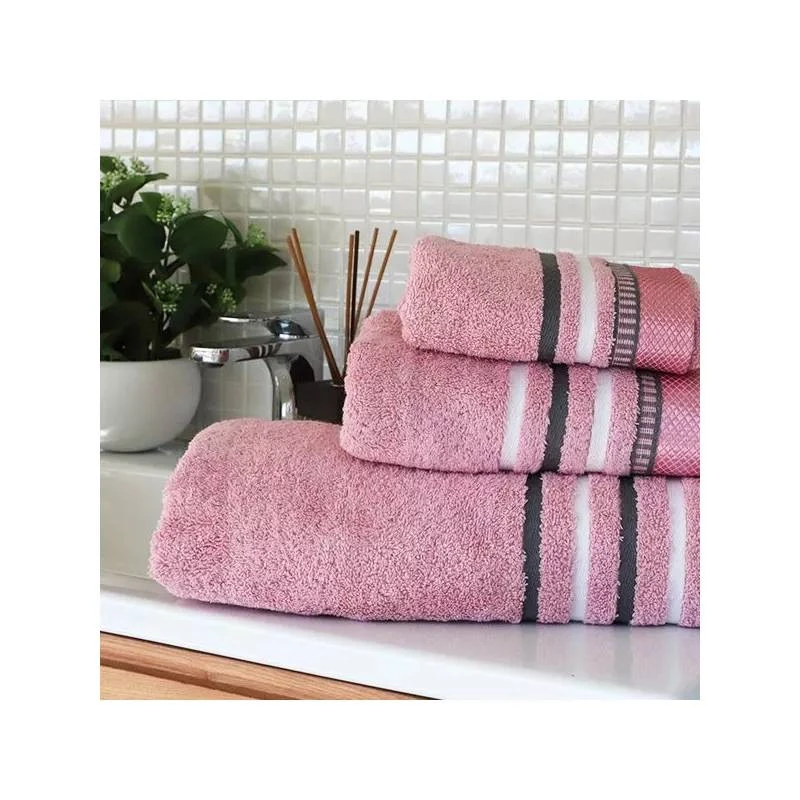 Nova Home Ombre 100% Cotton Jacquard Towel, Pink Color Color, Size 90*150 - Nova Home