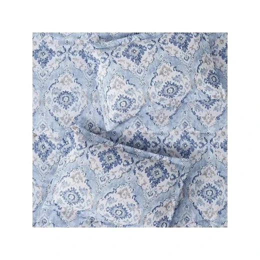 Nova Home "Vienna" Double-Face Printed Comforter, Blue Color, King/Super King, 6 Pieces - Nova Home - Image 2