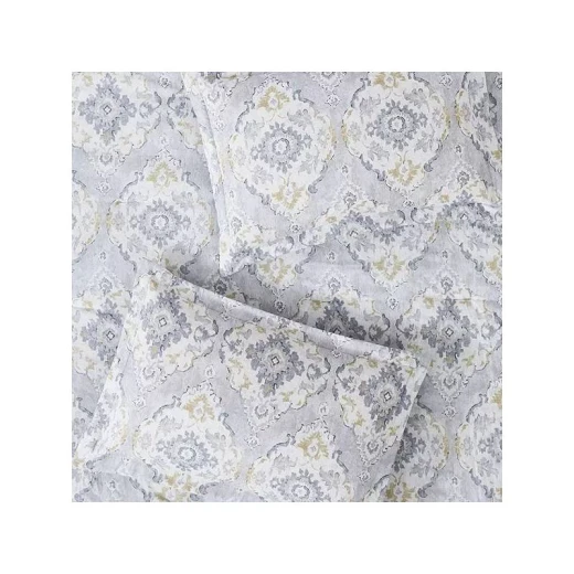 Nova Home "Vienna" Double-Face Printed Comforter, Grey Color, King/Super King, 6 Pieces - Nova Home - Image 3