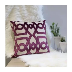 Nova home lucy cushion cover, 45x45 cm , purple color