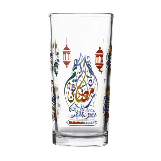 كاسات عصير وابريق بتصميم رمضان كريم, 6 كاسات, 1 ابريق - Image 2