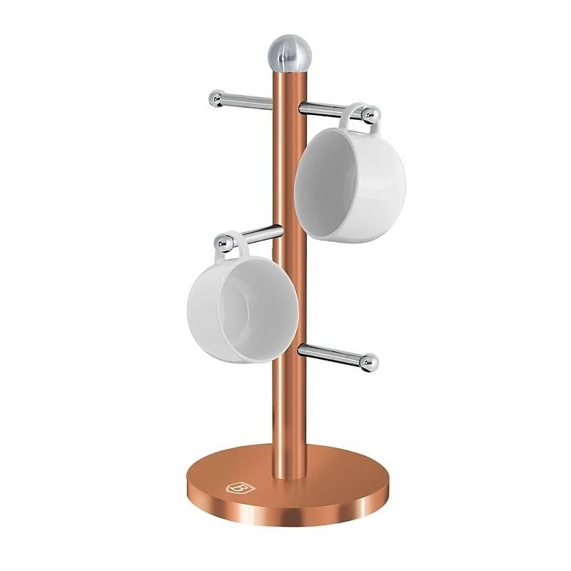 Berlinger Haus Metallic Mug Tree, Gold Color - Berlinger Haus