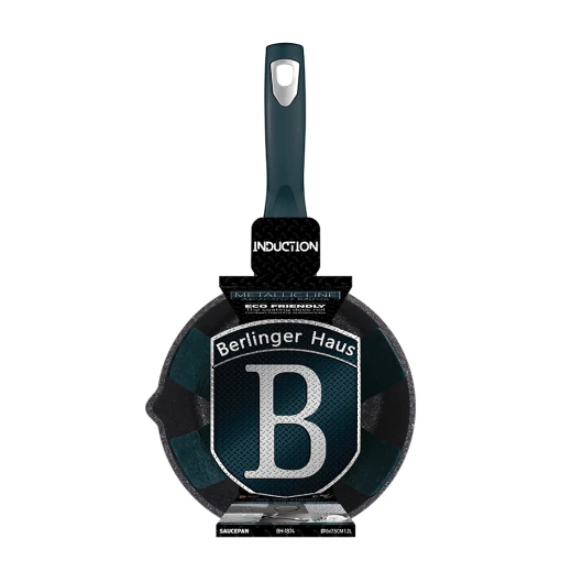 Berlinger Haus Metallic Saucepan, Petrol Color, 16 Cm - Berlinger Haus - Image 2