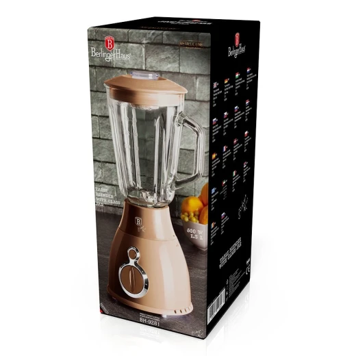 Berlinger Haus Table Blender, Rose Gold Color, 1,5 Liter - Berlinger Haus - Image 4