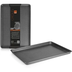 Ibili Crous Round Perforated Cookie Sheet, 39x27 Cm