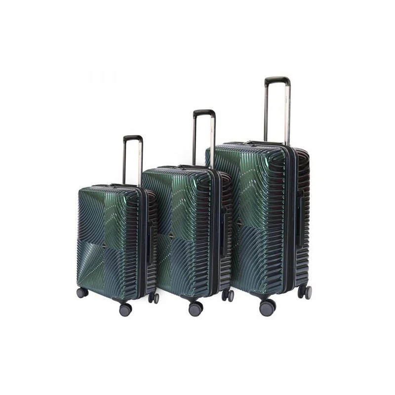 ARMN Centric Hard Luggage 3 Pieces ,Green Color - Armn